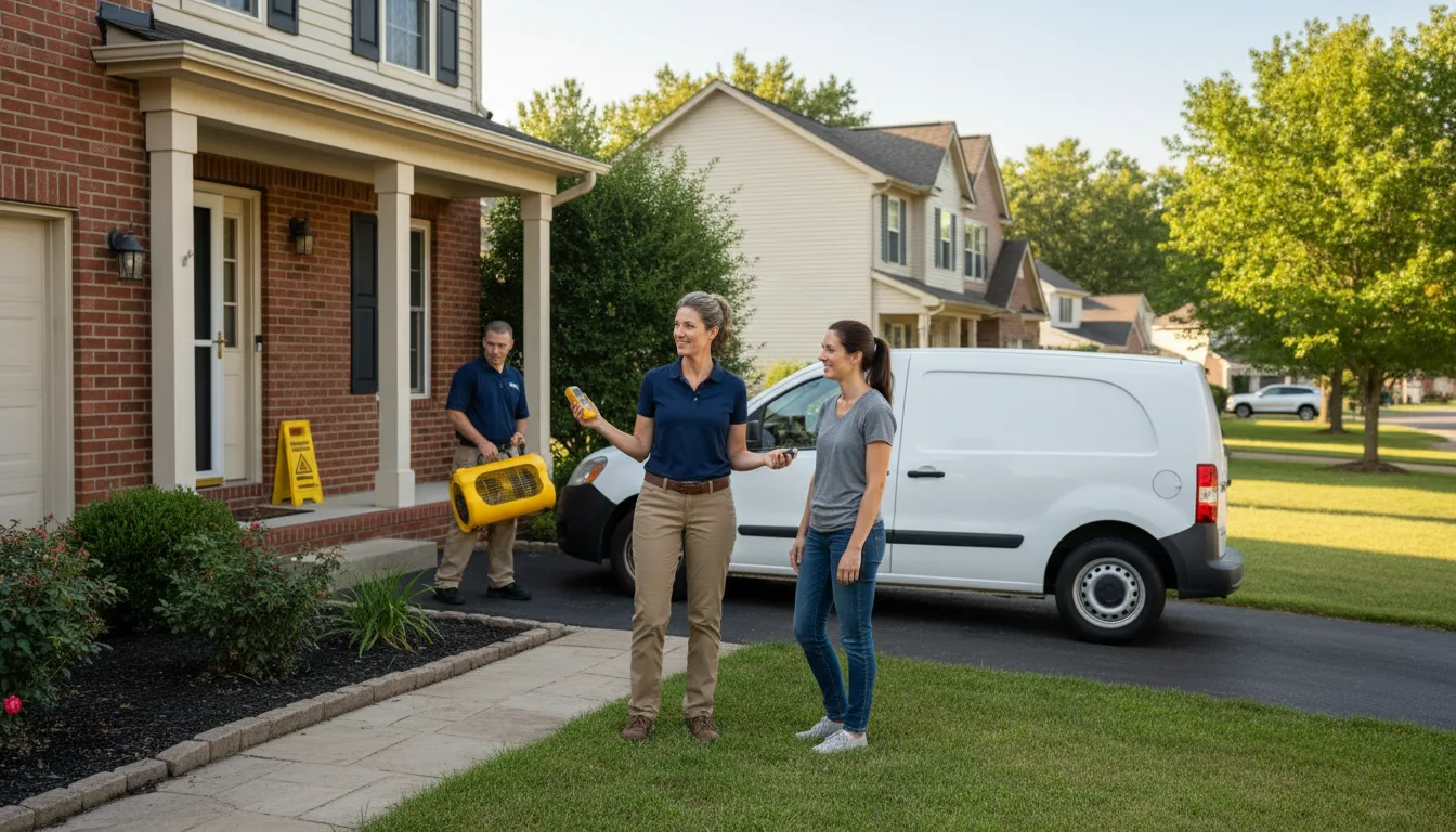 Water restoration image for Home Water Damage Repair in Hendersonville, TN
